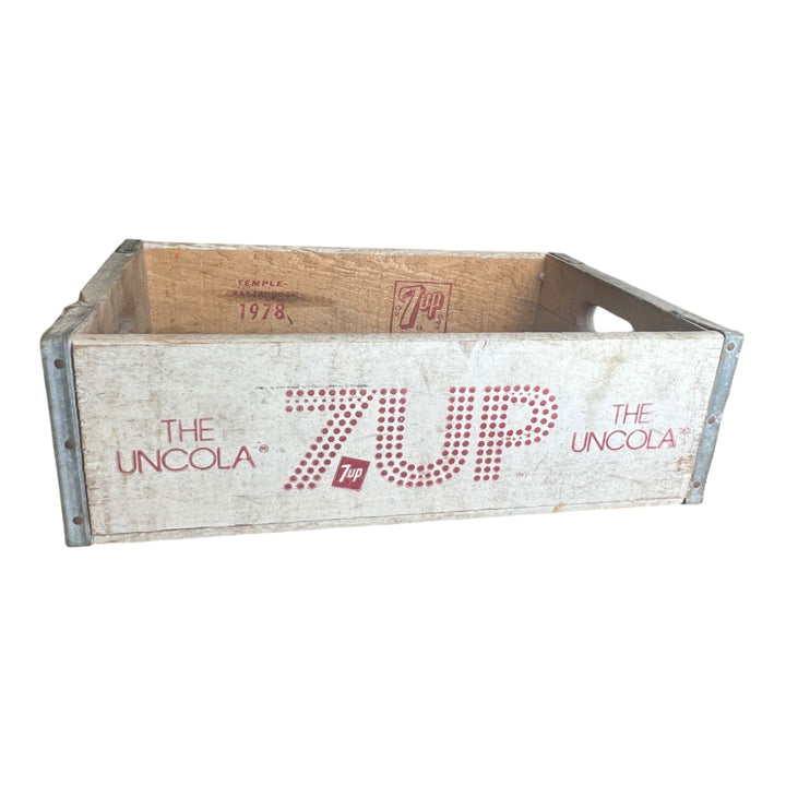 Vintage Wooden Box - 7UP