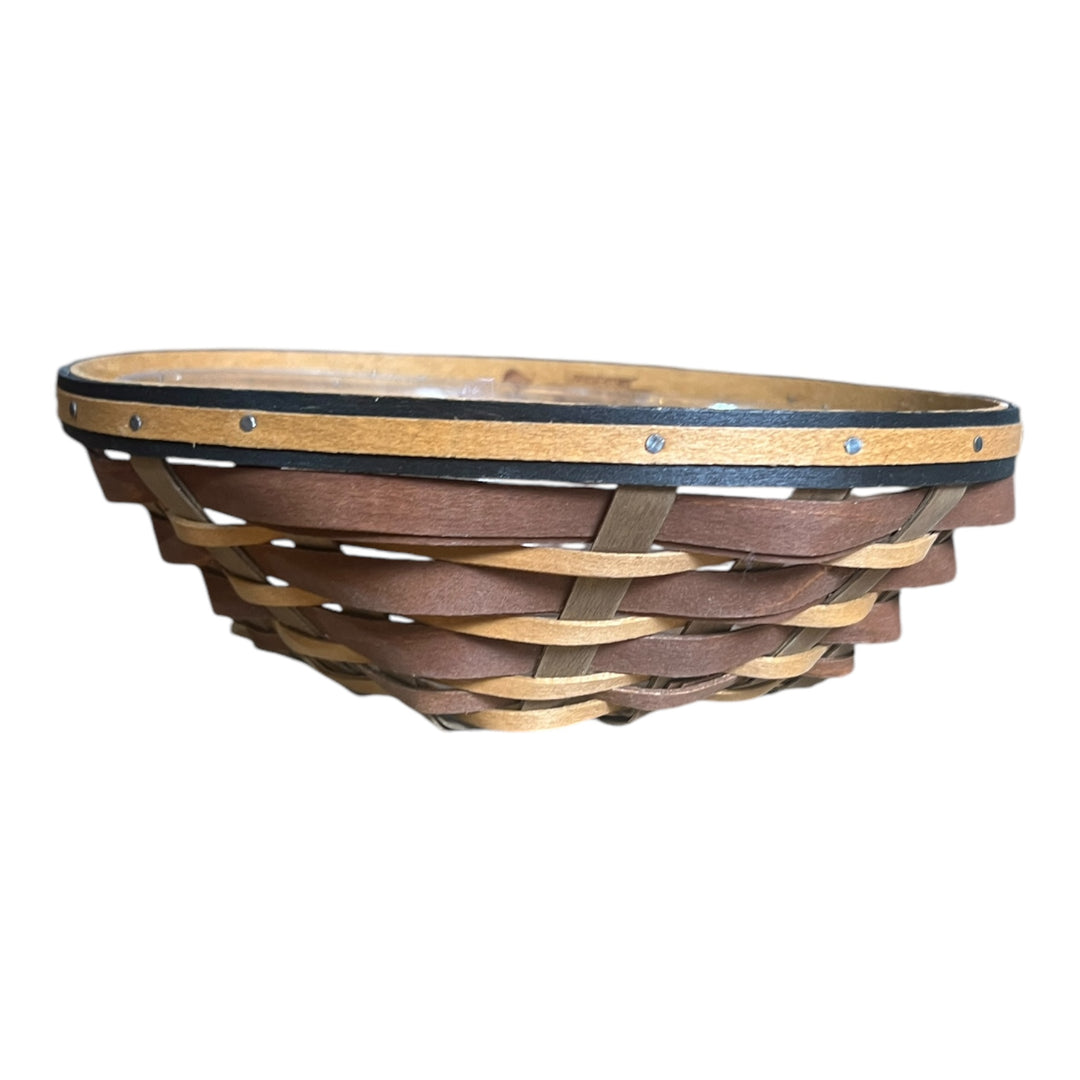 Longaberger 2009 Chestnut Diamond Oval Basket