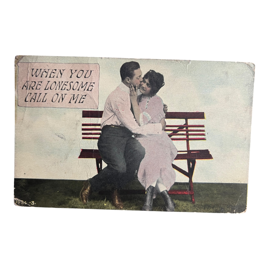 Vintage Postcard - When You Are Lonesome