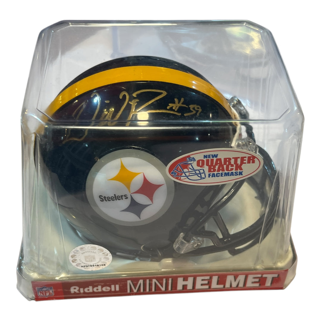 Ruddell Mini Helmet - Pittsburgh Steelers Signed Willie Parker