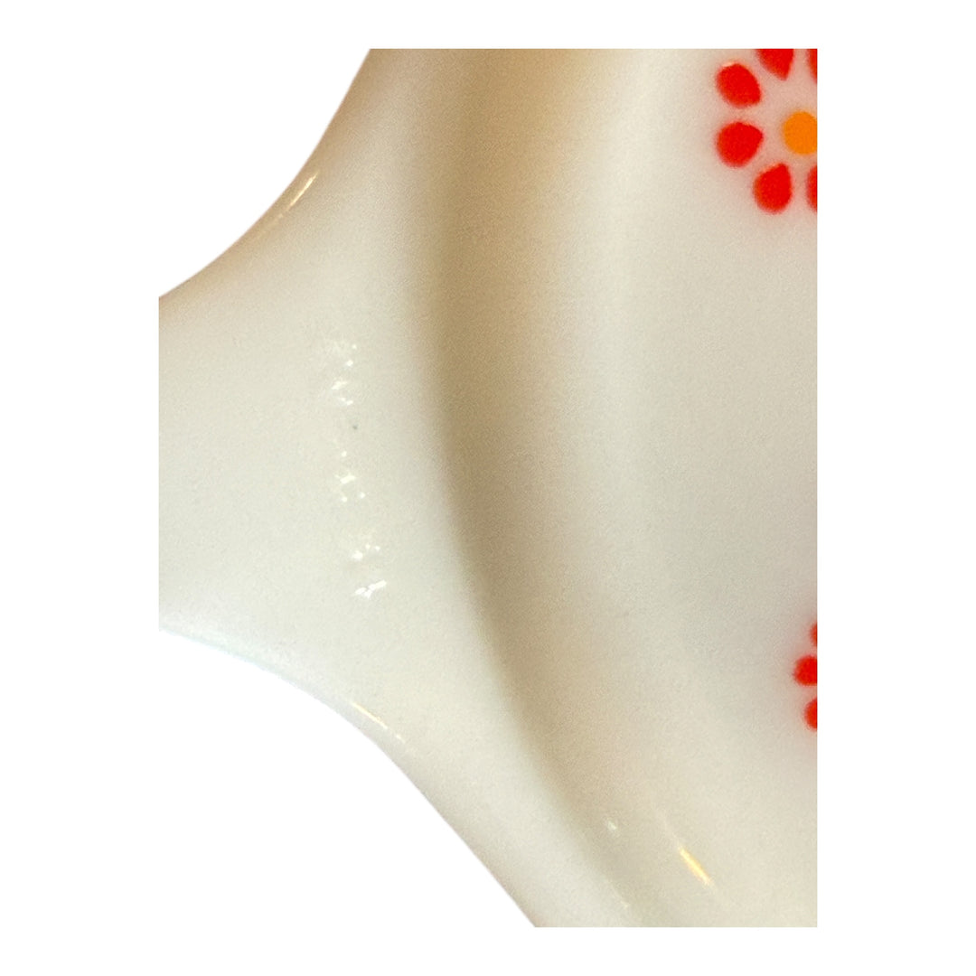 Vintage Pyrex Red Bird Covered 1 QT. Casserole # 473 Dish Solid Lid