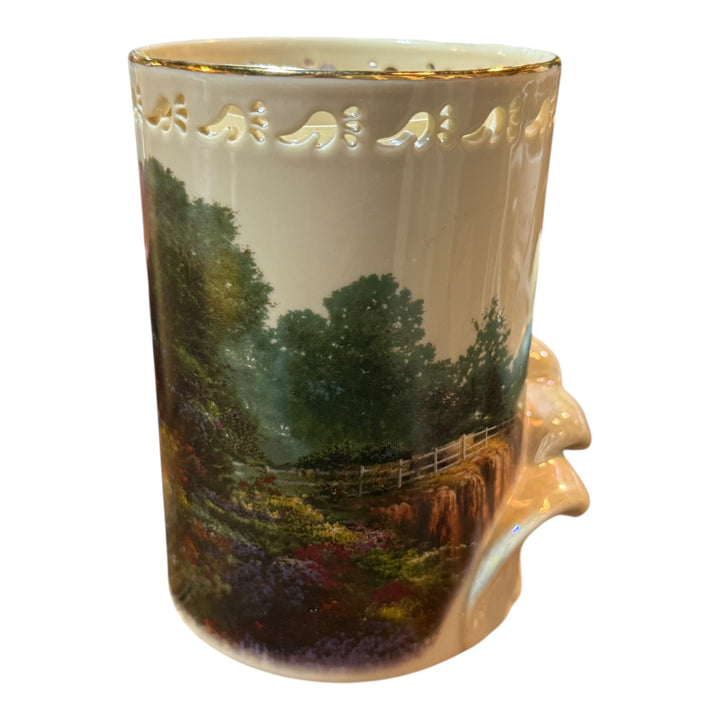 Lenox 2000 Thomas Kinkade "The Light of Peace" Votive Holder