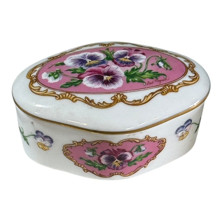 Porcelain 1990 Heritage House Limited Music Box Gail Magram Hawaiian Wedding Song