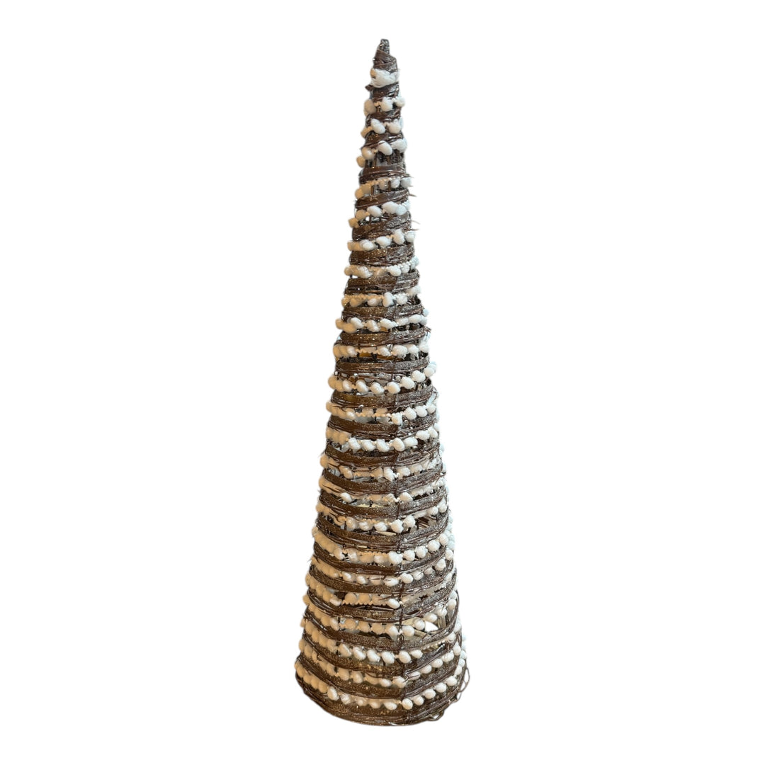 Light Up Brown Christmas Tree