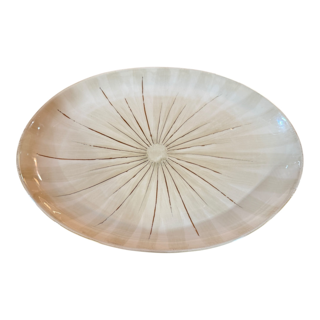 Pier 1 19" Oval Serving Platter Sanctuary