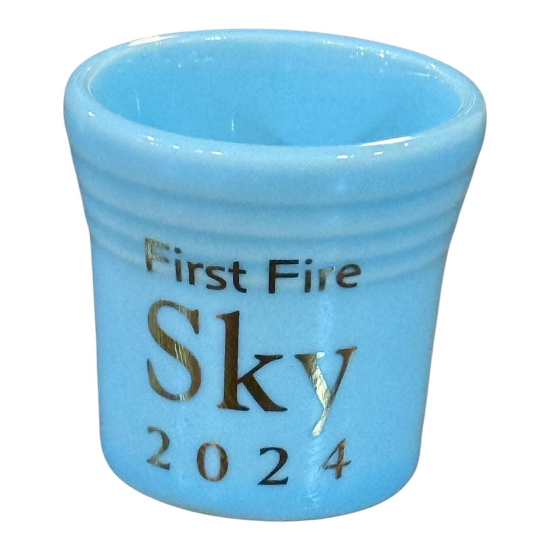 Fiestaware Shot Glass - Sky First Fire 2024