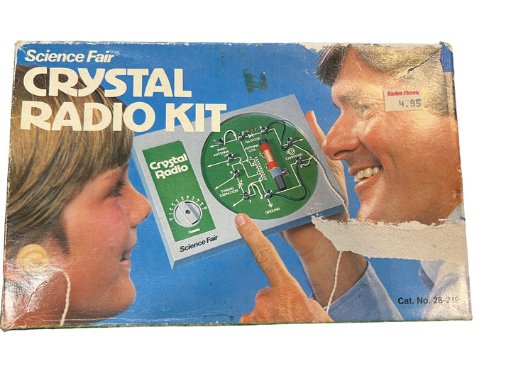 Radio Shack Science Fair Crystal AM Radio Kit