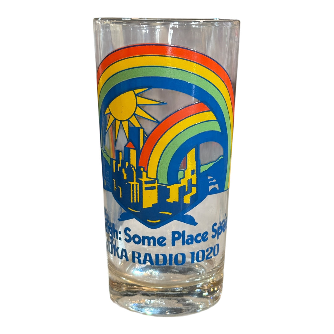 KDKA Pittsburgh Some Place Special Water Glass