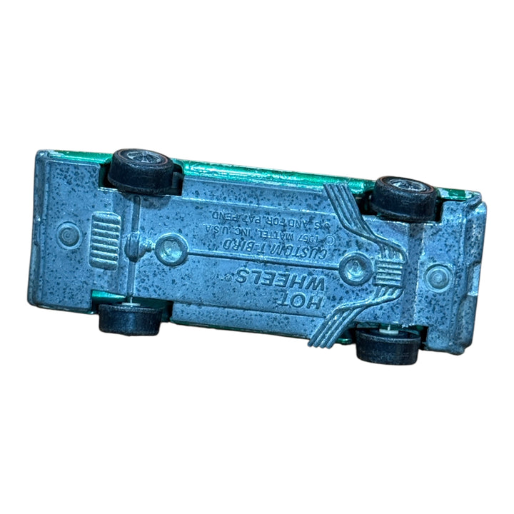 Hot Wheels Redline 1967 Custom T-Bird Aqua w/ Silver Interior