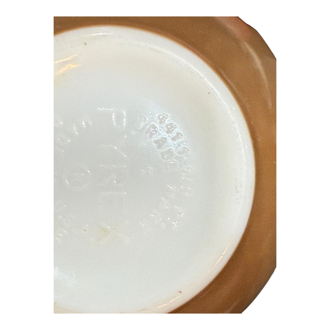 Vintage Pyrex Brown Cinderella Nesting Bowl #441