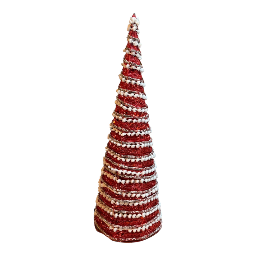 Light Up Red Christmas Tree
