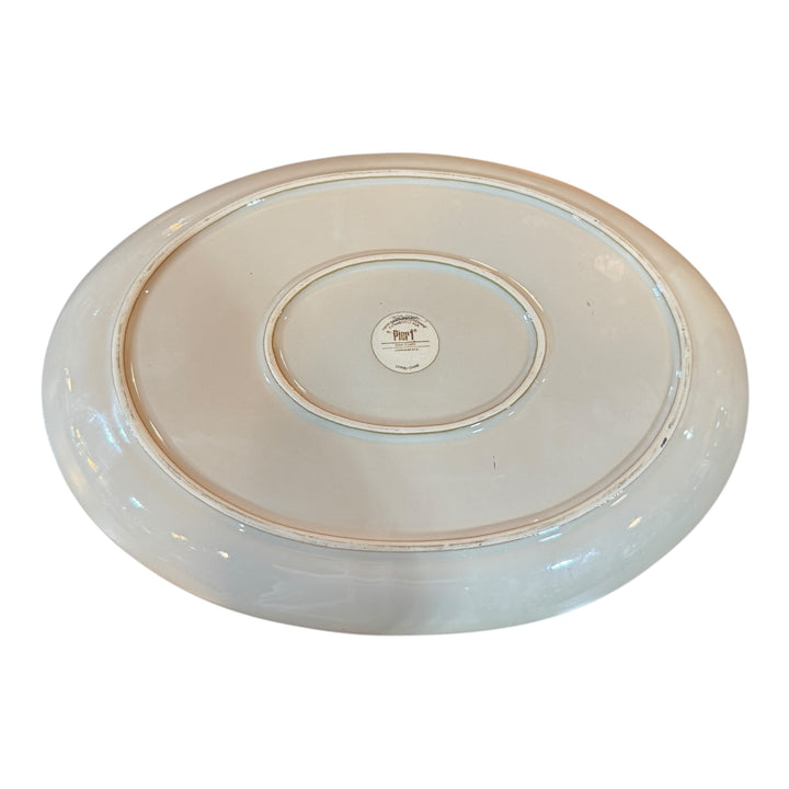 Pier 1 19" Oval Serving Platter Sanctuary
