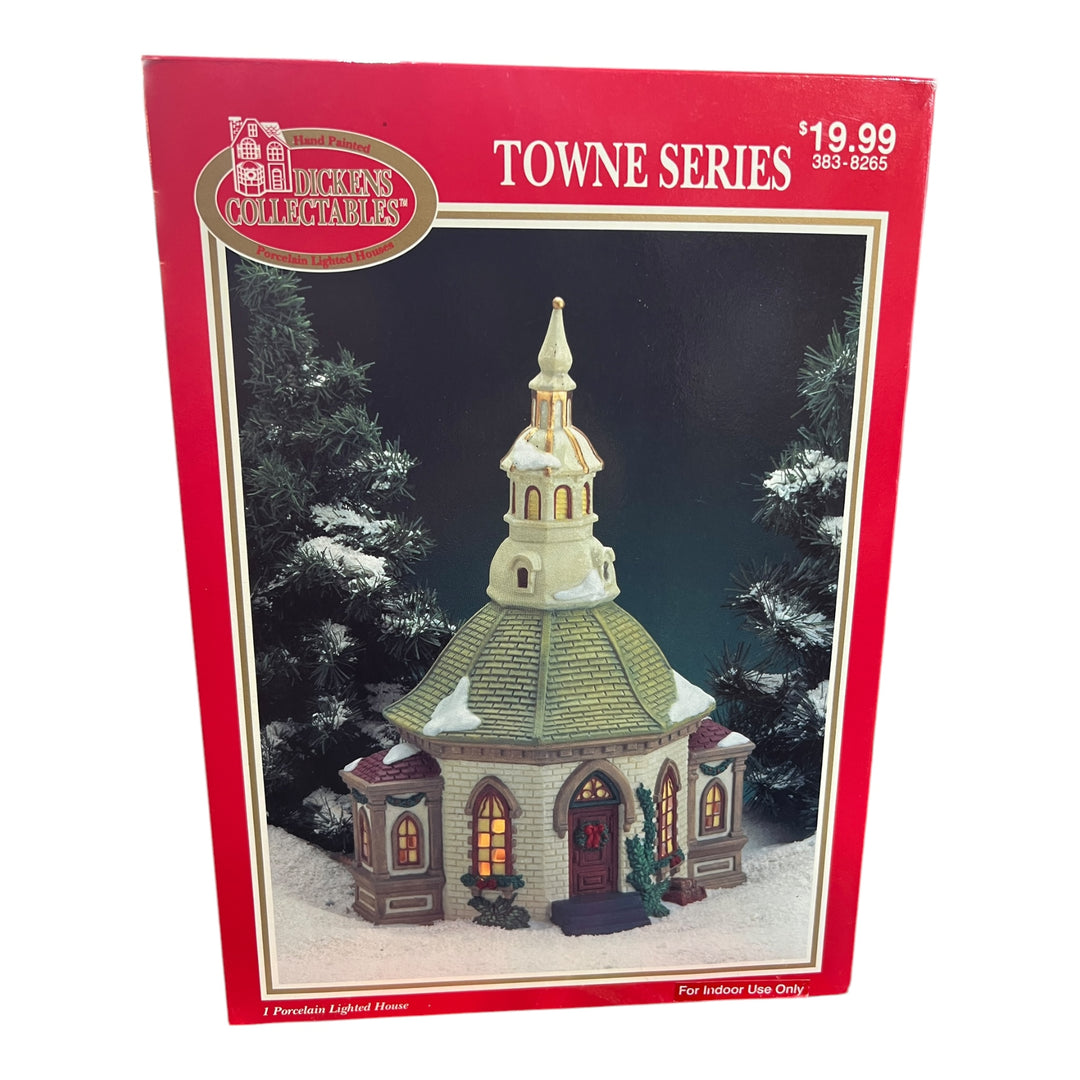 Dickens Collectables Porcelain Church with Electric Lighting