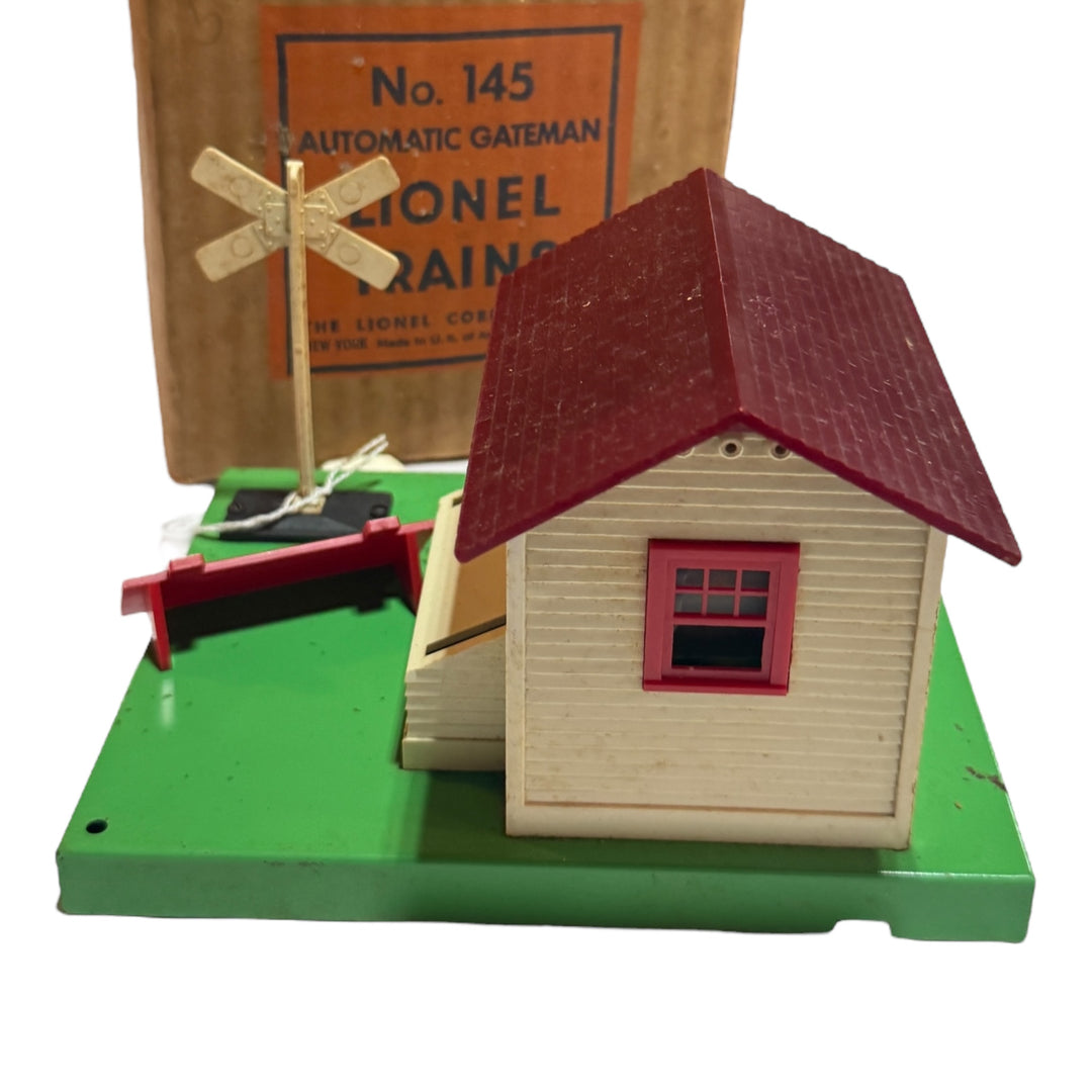Trains -Vintage Lionel-Electric Trains-No.145-“Automatic Gateman”
