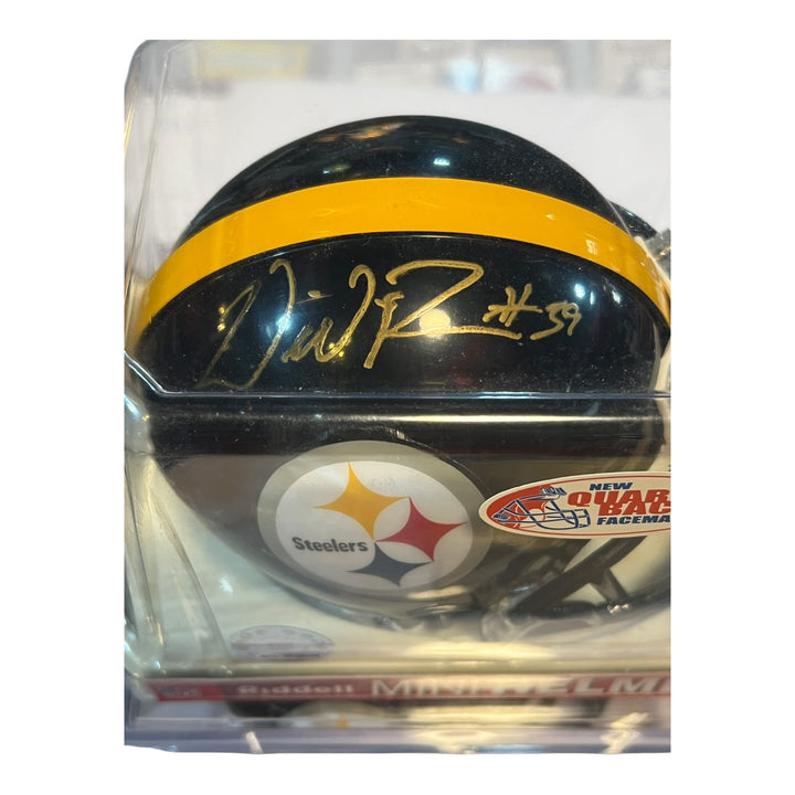 Ruddell Mini Helmet - Pittsburgh Steelers Signed Willie Parker