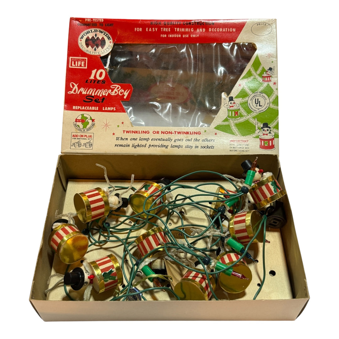 Vintage Light Set Drummer Boy Set