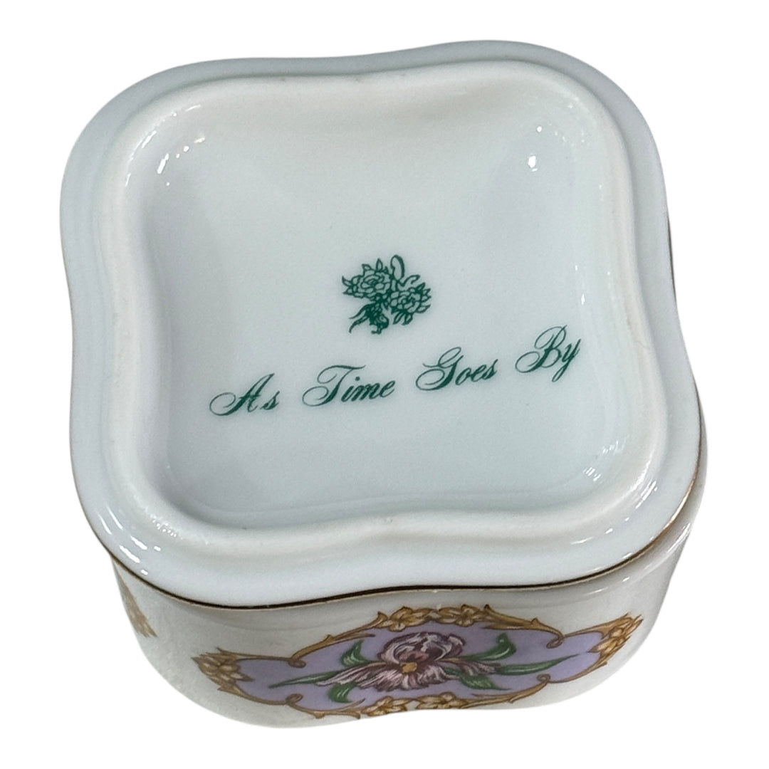 Porcelain 1990 Heritage House Limited Music Box Gail Magram As Time Goes By MB3