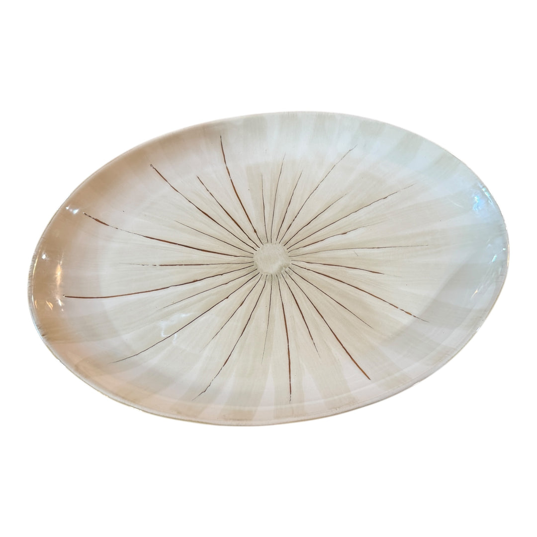 Pier 1 19" Oval Serving Platter Sanctuary