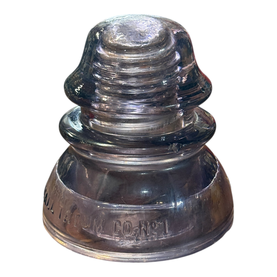 Glass Insulator Purple Made in USA #31