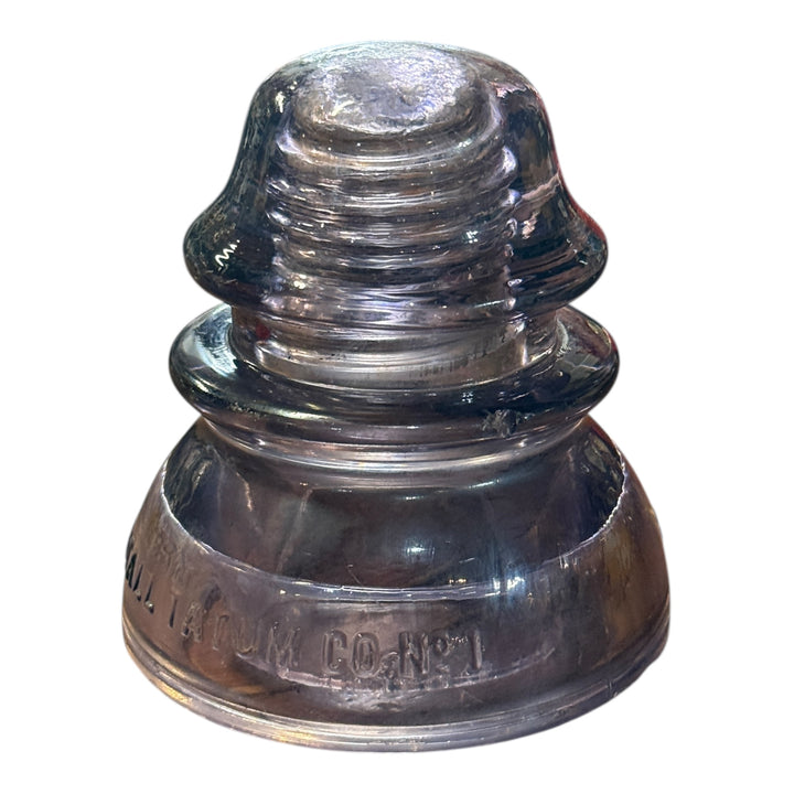 Glass Insulator Purple Made in USA #31