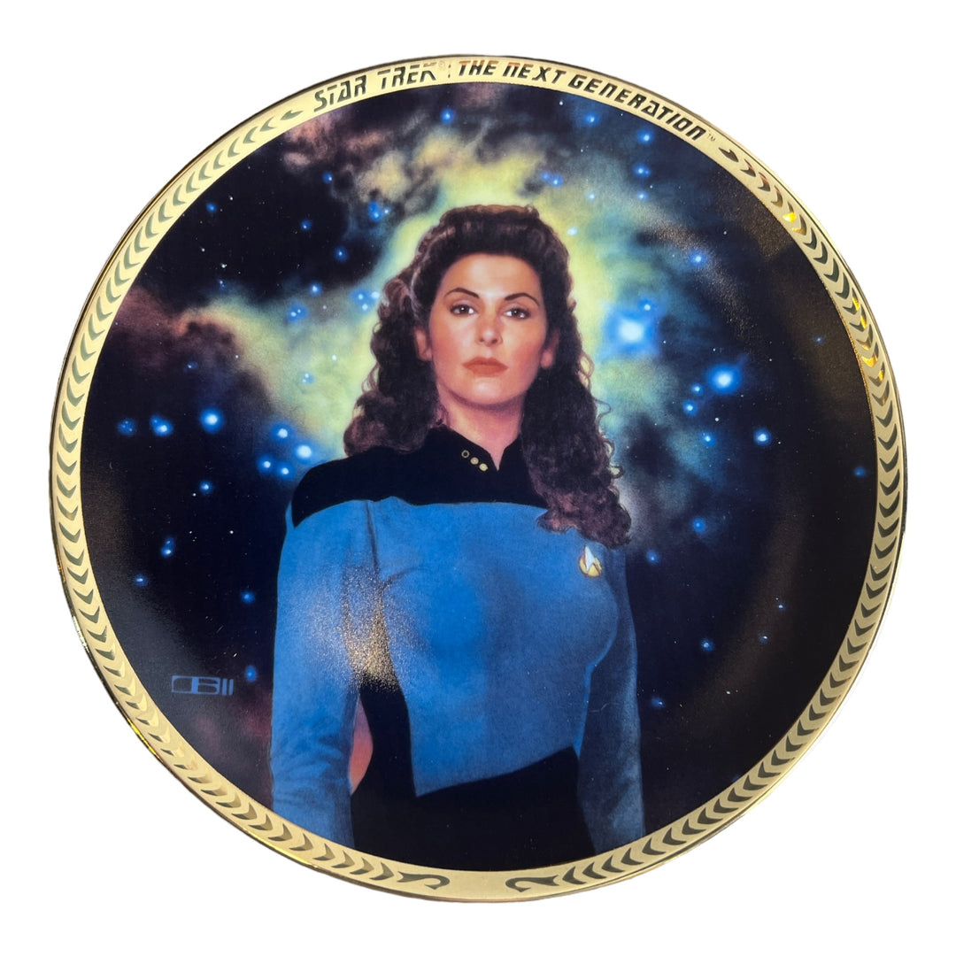 Decorative Plate - Star Trek Counselor Deanna Troi