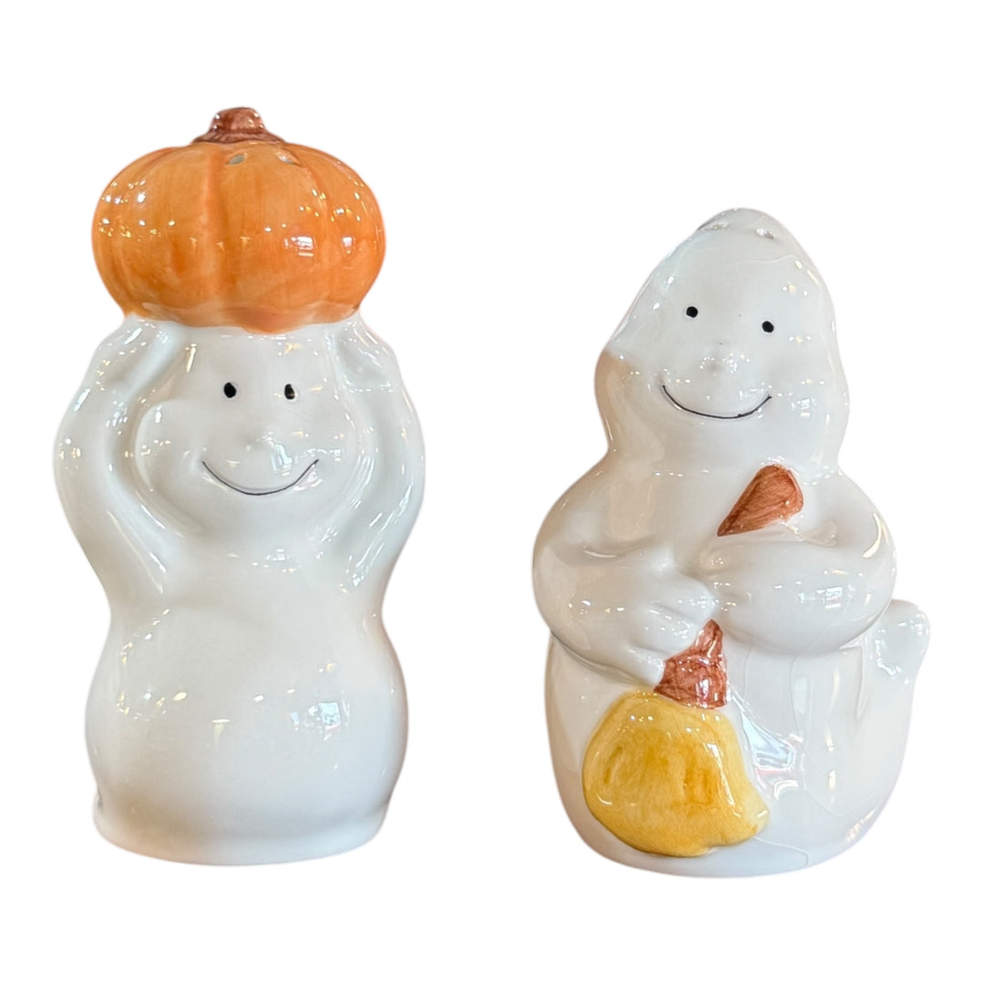 Ghost Halloween Salt and Pepper Shakers
