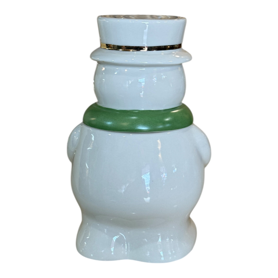 Lenox Peppermint Snowman Treat Jar