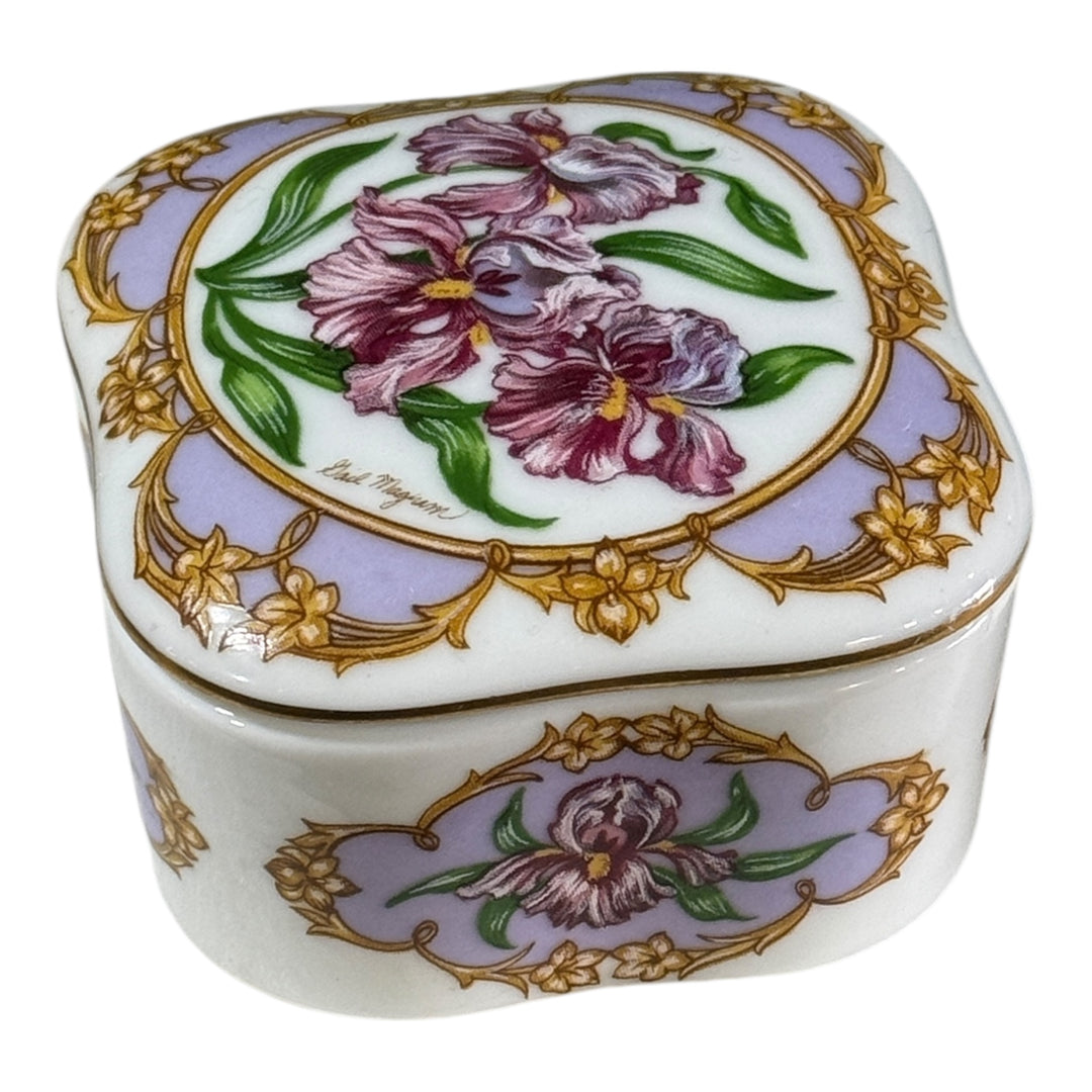 Porcelain 1990 Heritage House Limited Music Box Gail Magram As Time Goes By MB3