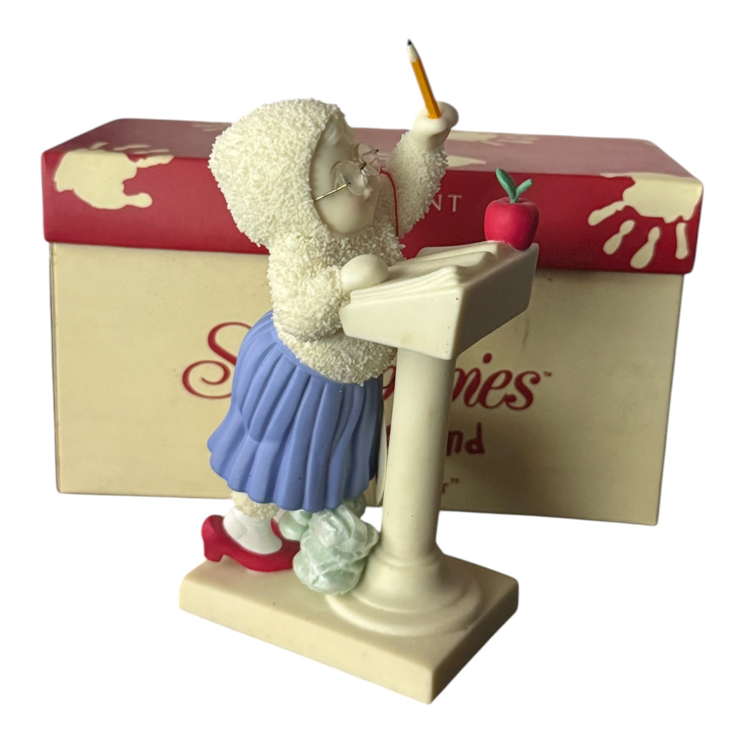 Dept 56 Snowbabies - "Teacher's Helper"