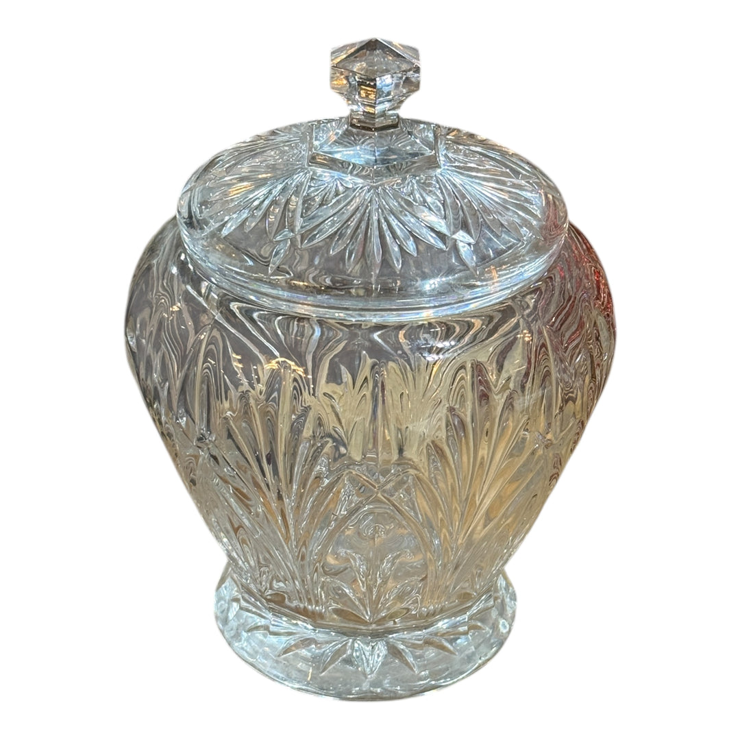 Lead Crystal Ginger Jar