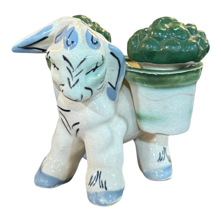 Vintage Ceramic Donkey Salt & Pepper Shakers