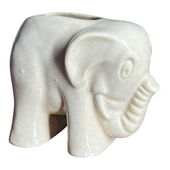 Apricot Colored Elephant Planter