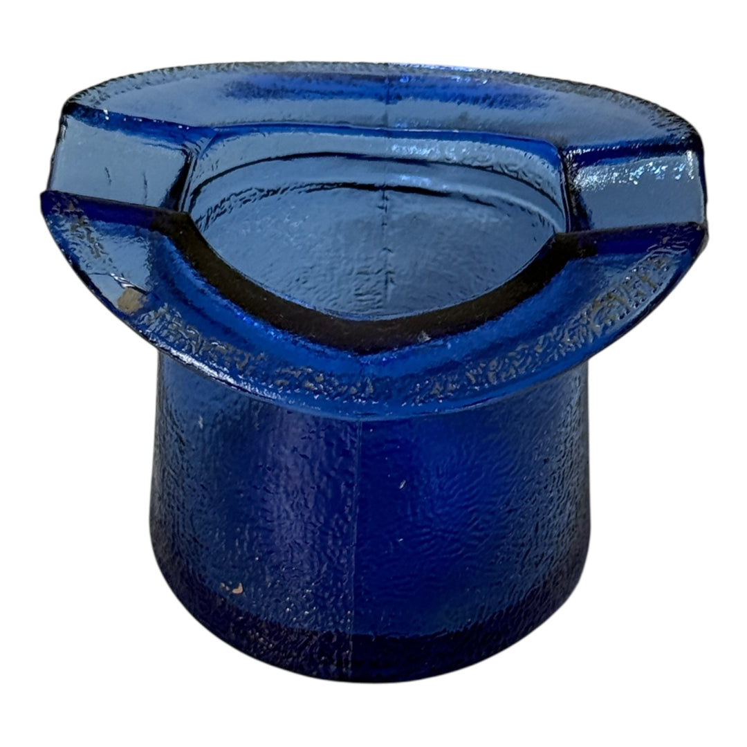 Cobalt Blue Top Hat Ashtray
