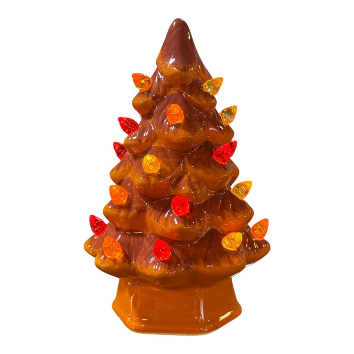 Ceramic Light Up Tree Fall 5"