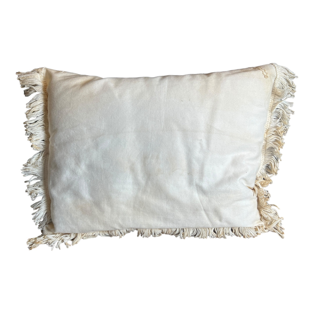 Tea Stained Decorative Pillow