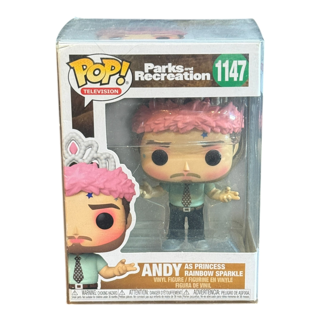 Funko Pop - Parks and Recreation Andy as Princess Rainbow Sparkle