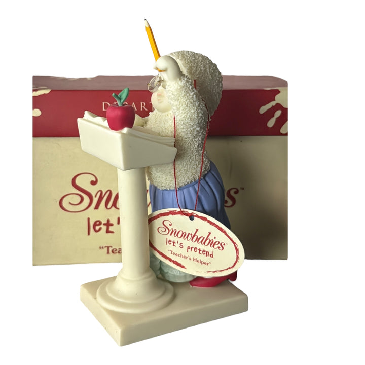 Dept 56 Snowbabies - "Teacher's Helper"
