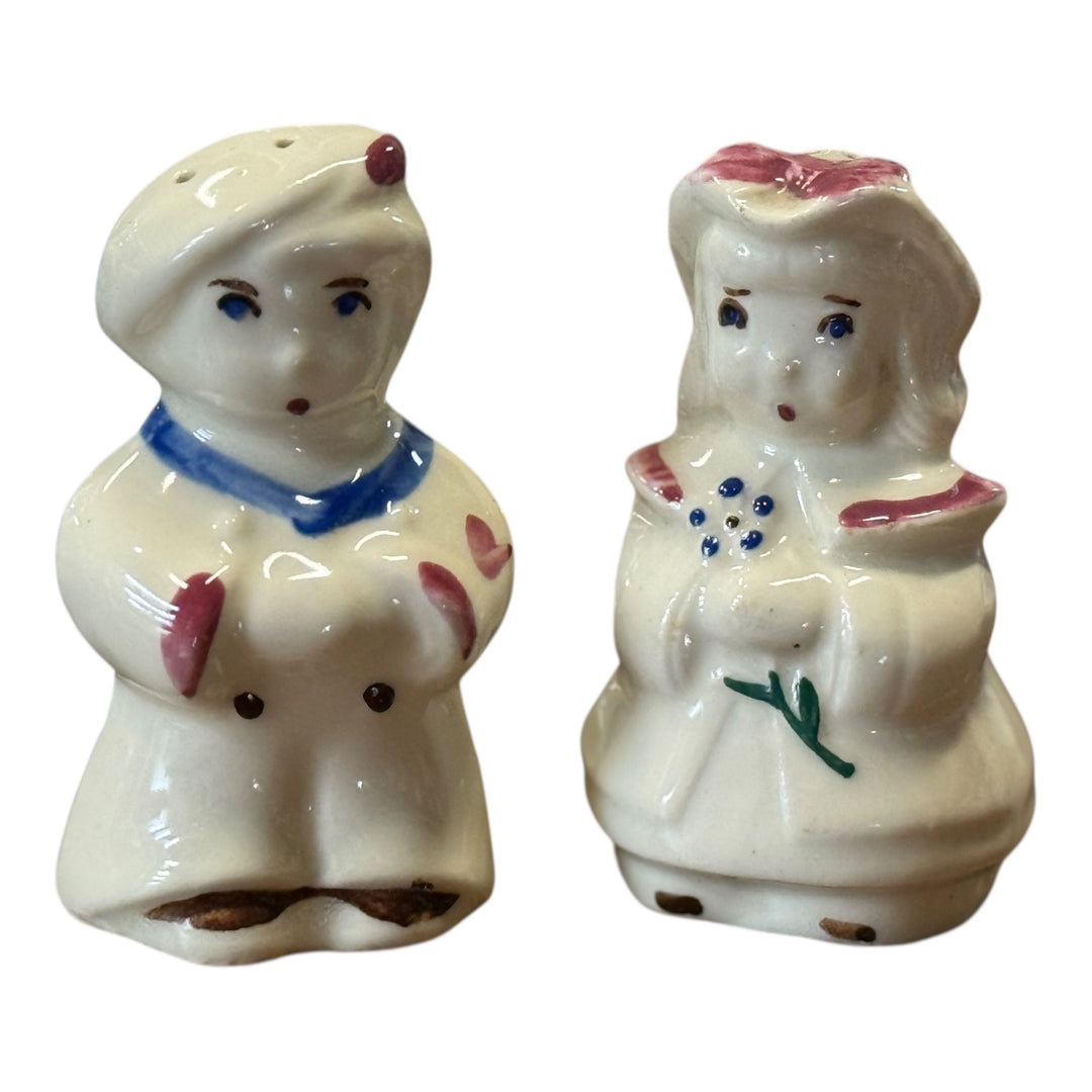 Salt and Pepper Shakers - Boy & Girl