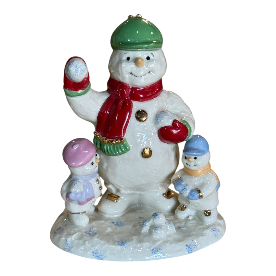 Lenox Snowman Figurine "Christmas is for Kids"