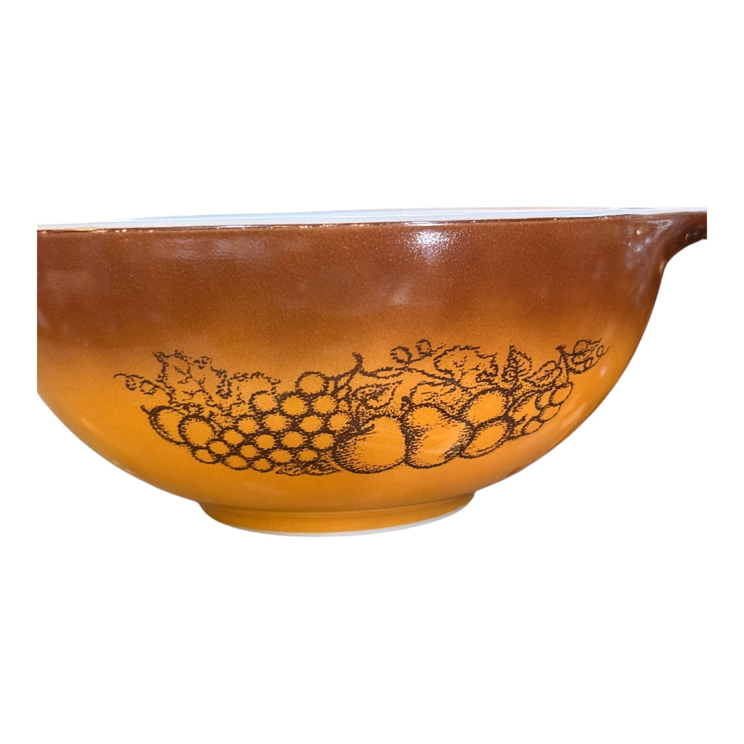 Vintage Pyrex Old Orchard Cinderella Mixing Bowl 