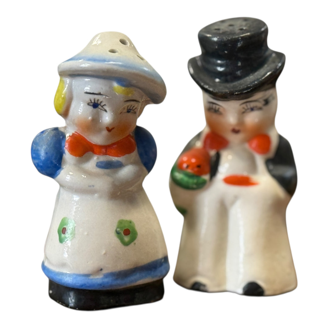 Salt and Pepper Shakers - Man & Woman