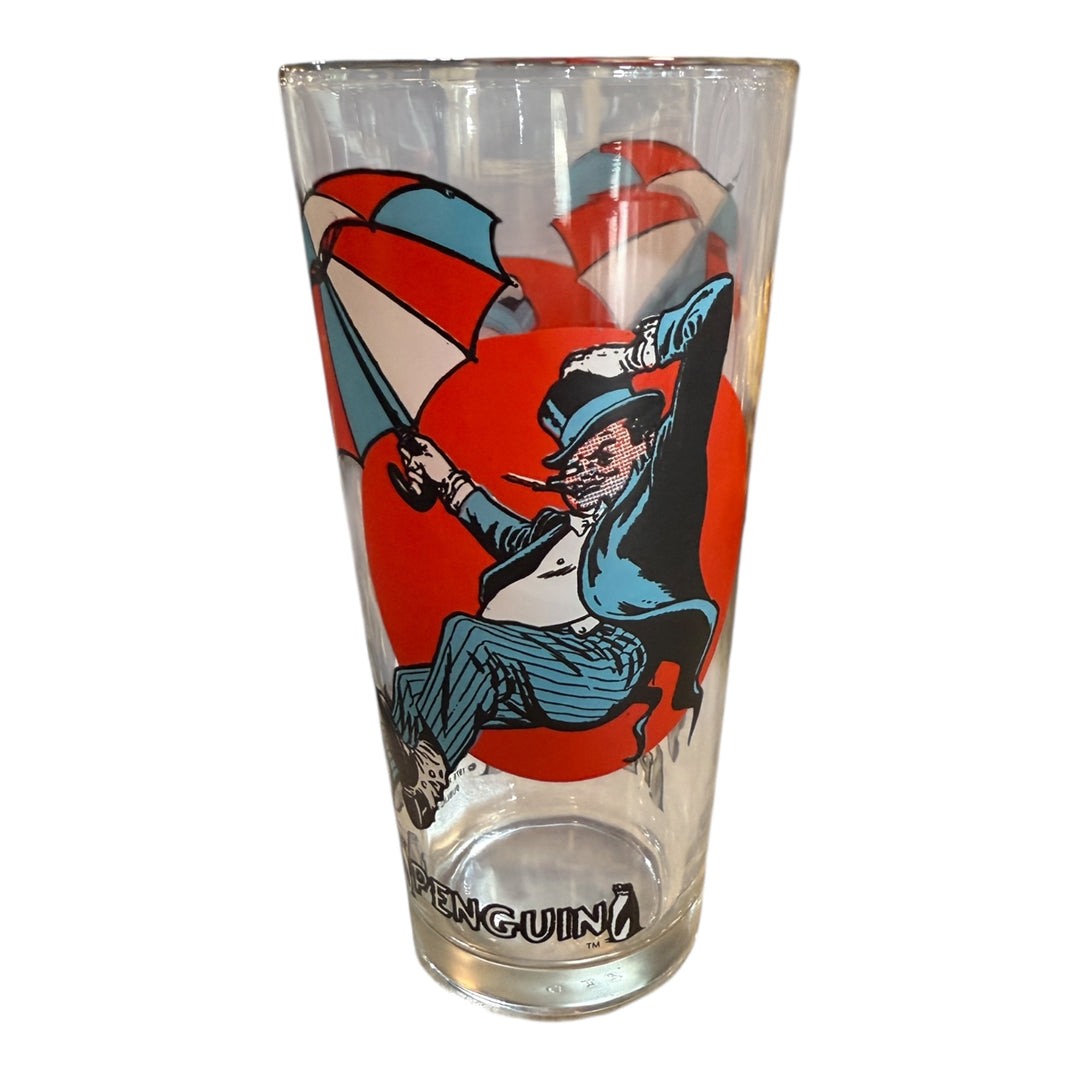 Vintage 1976 Moon Series Penguin Pepsi Super Series Glass