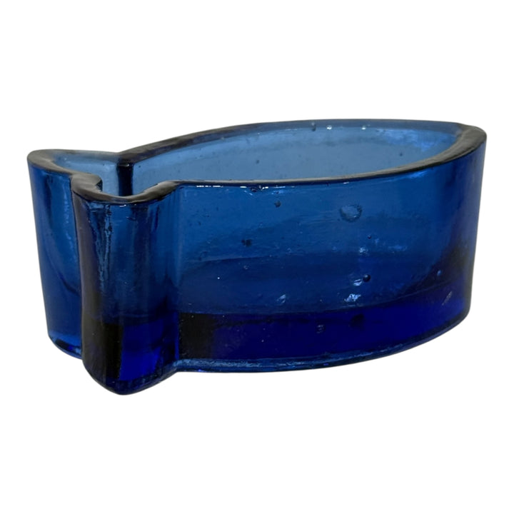 Cobalt Blue Fish Shaped Bowl