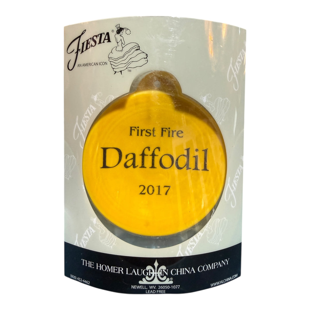 Fiesta First Fire Daffodil 2017 Ornament