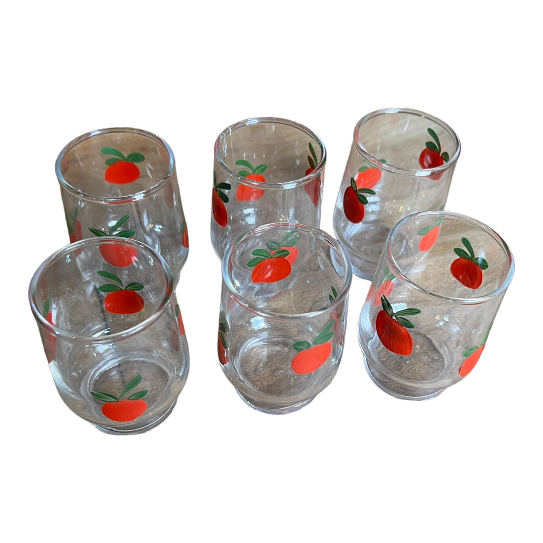 Vintage Juice Glass Set of 6