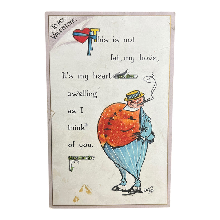 Vintage Postcard - To My Valentine