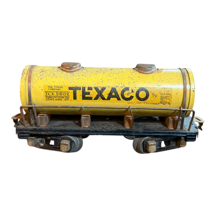 Trains - Vintage American Flyer Prewar Texaco Tank Car O Gauge