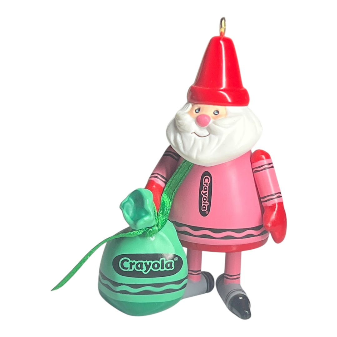 Hallmark Ornament (No Box) - 2009 Crayola Colorful Santa