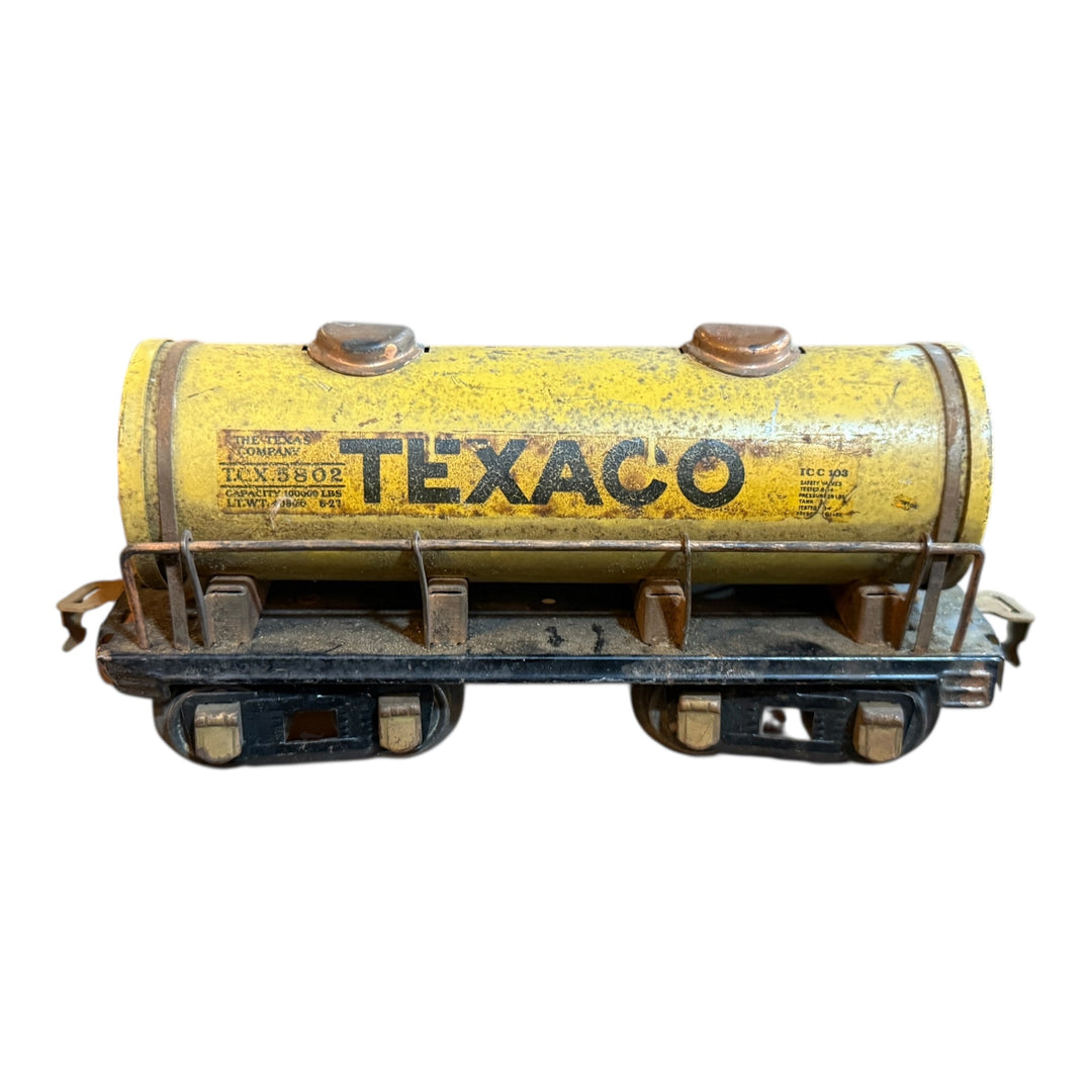 Trains - Vintage American Flyer Prewar Texaco Tank Car O Gauge