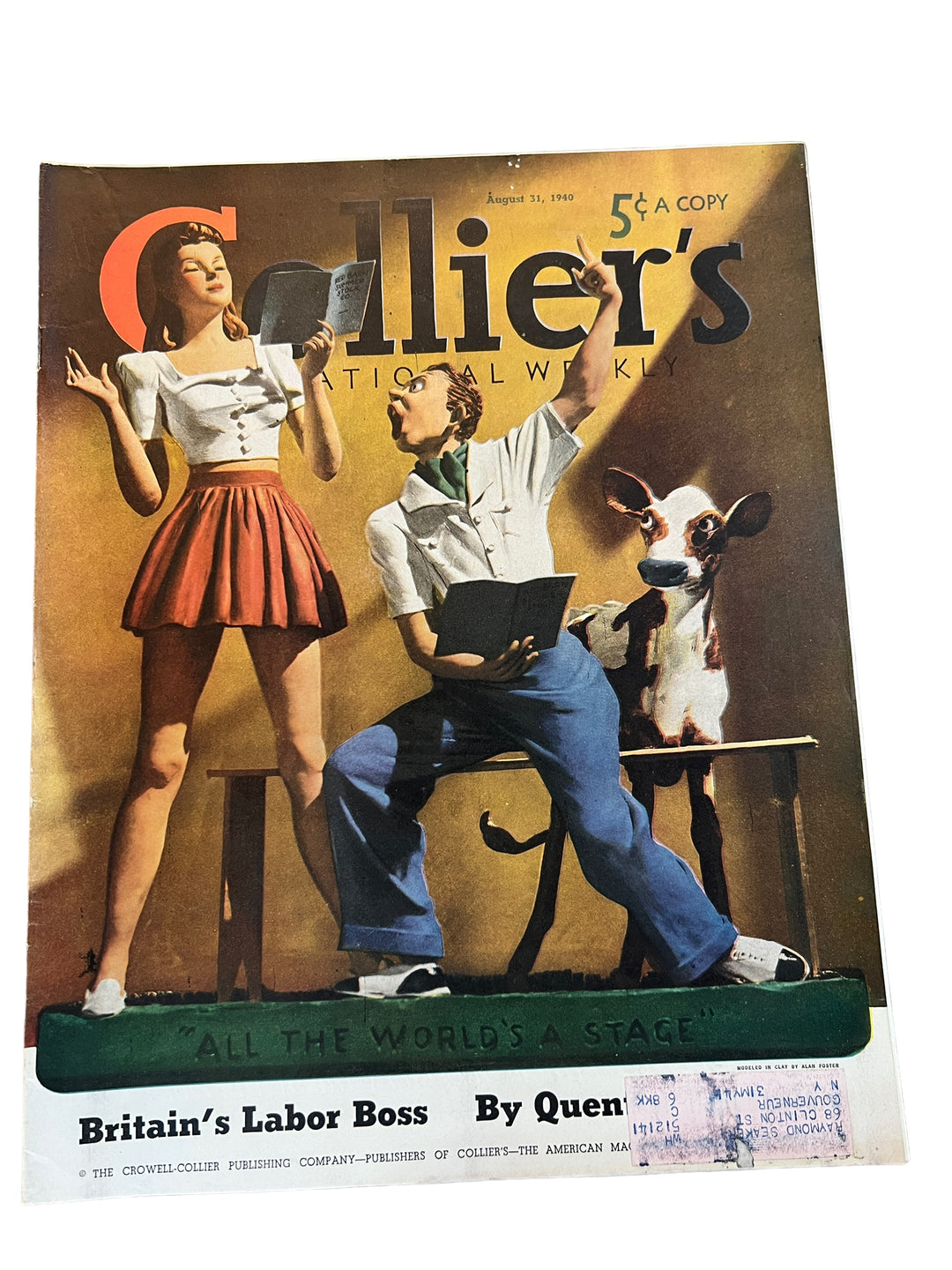 Magazine - Collier's August 31st, 1940